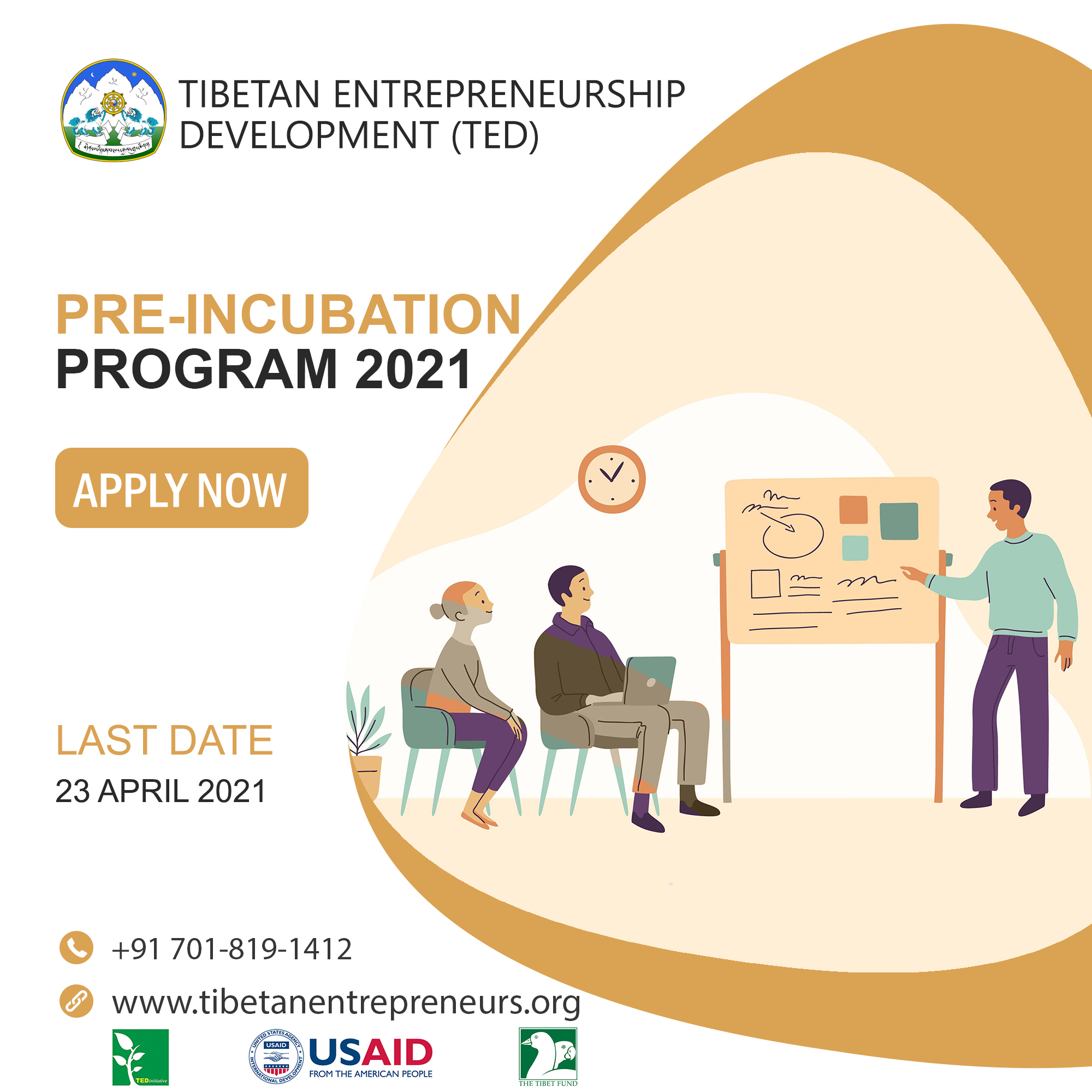 Tibetan Entrepreneurship Development (TED)’s Pre-Incubation program 2021